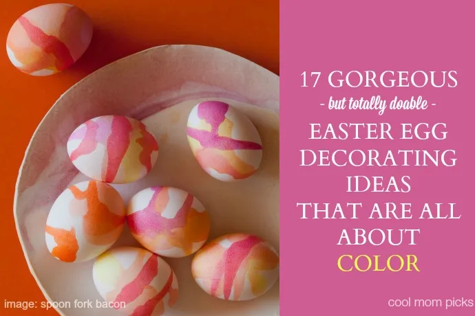 18 Easter egg decorating ideas all about color