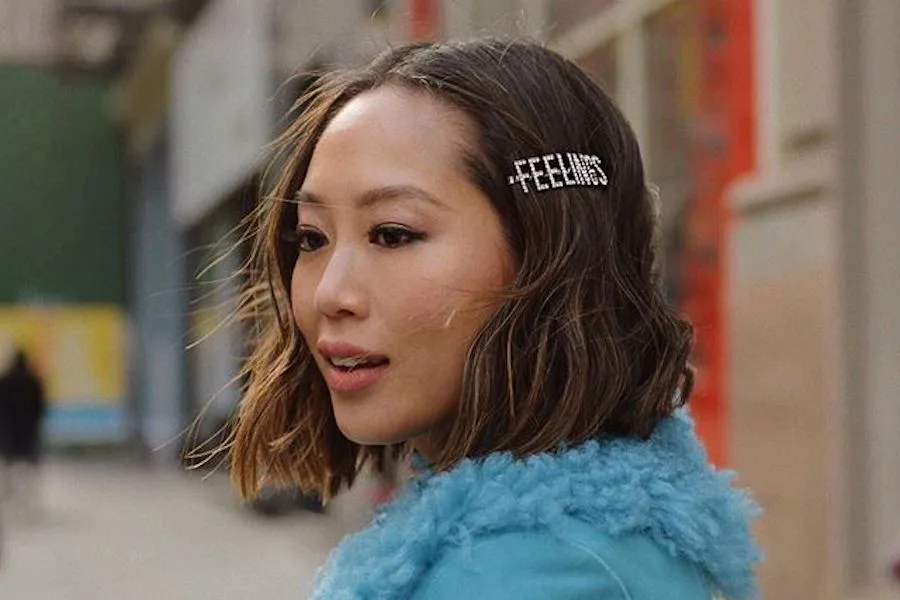 Cool barrettes for adults: Feelings barette