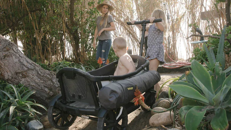 Best wagon for families: The Veer Cruiser dressed up for Halloween
