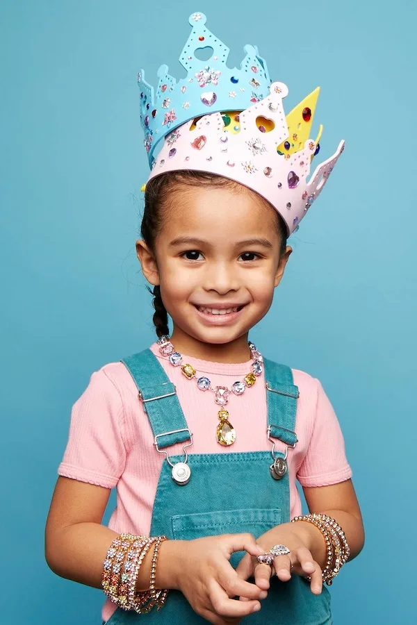 SuperSmalls DIY Crown and Tiara Kit donates one back to a child in need