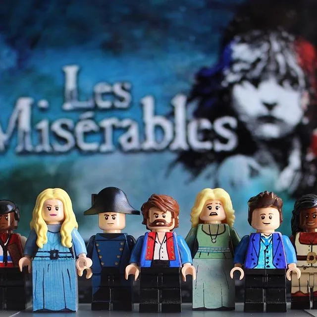 Les Miserables and other Broadway hits recreated as LEGO by Broadway Bricks