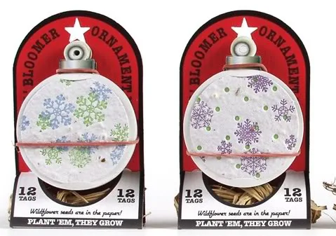 Gift tags that come back as wildflowers
