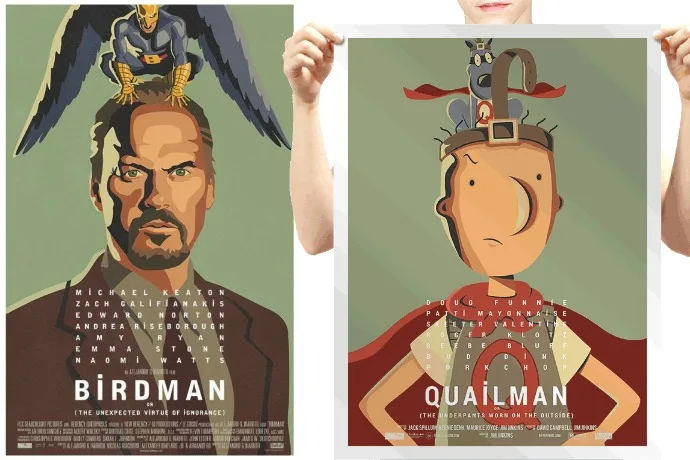 Birdman parody poster: Doug is...Qualiman