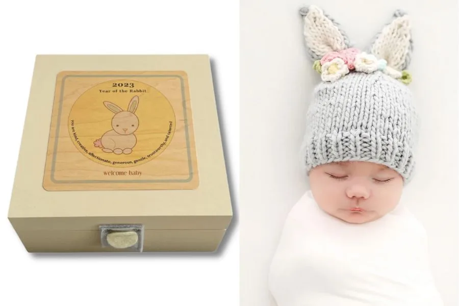 Celebrate babies born under the Year of the Rabbit with these thoughtful and adorable baby gifts.
