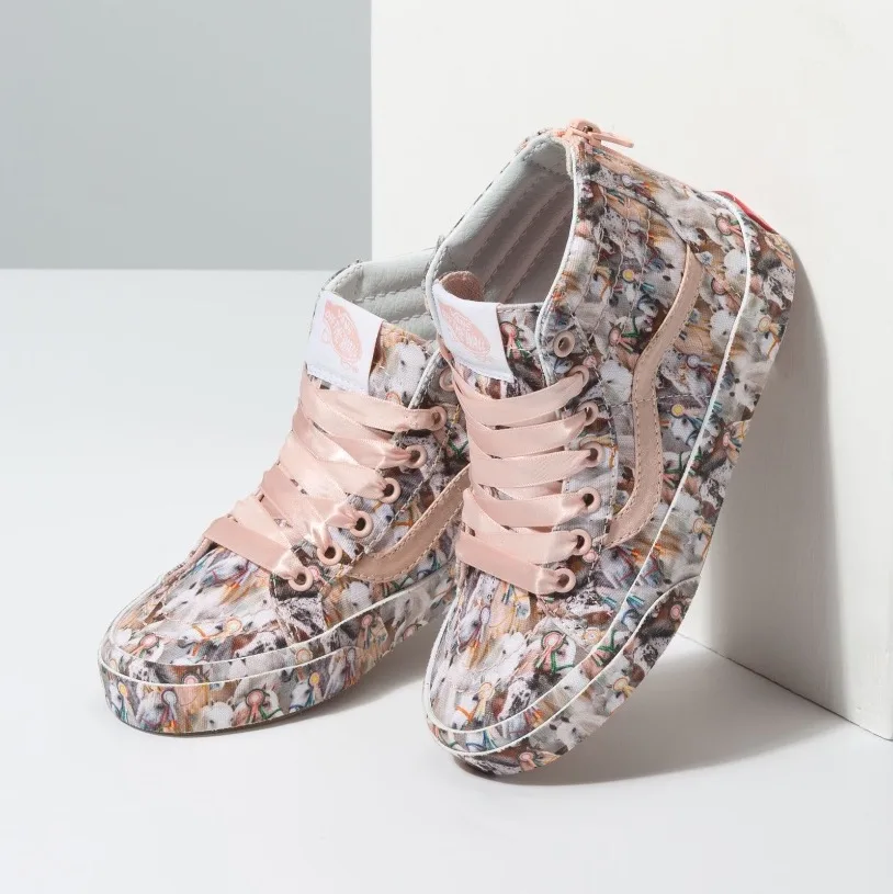 The new Vans horse sneakers created with Molo are so amazing for horse-loving kids!