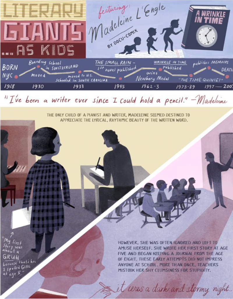 Illustoria magazine for kids: Madeline L'Engle
