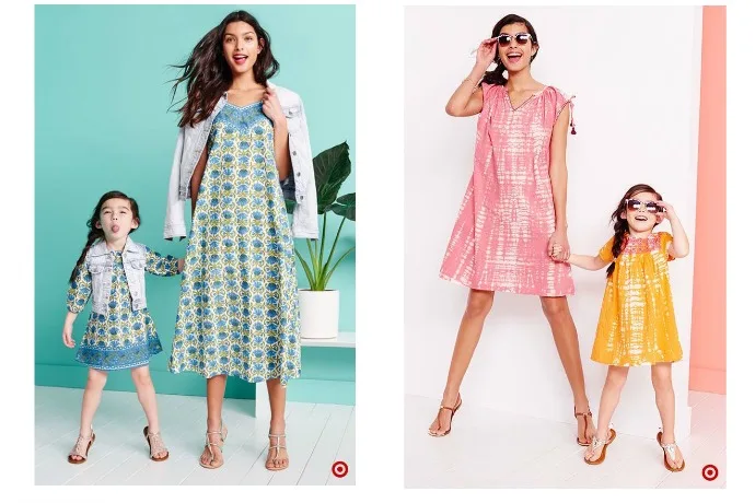 Happy by Pink Chicken's colorful dresses and top for girls and women, now at Target