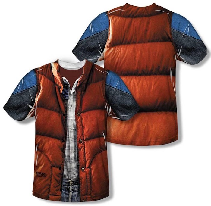 Halloween costume T-shirts: Back to the Future Vest T-Shirt at AllPosters.com