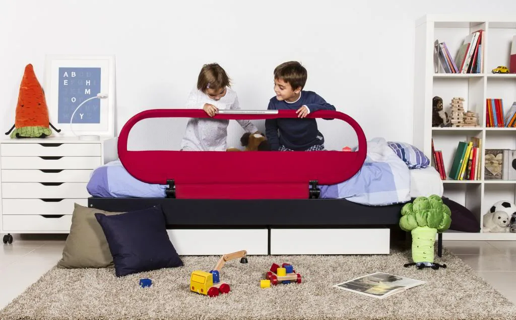 Looking for a great bed rail with night light built right in? We've found a great one.