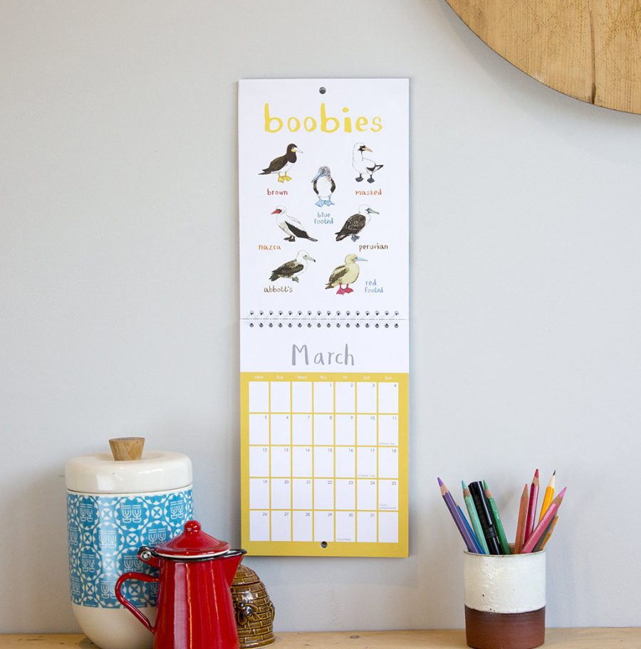 2018 Calendars: For the Pun of It Calendar by Sarah Edmonds Illustration