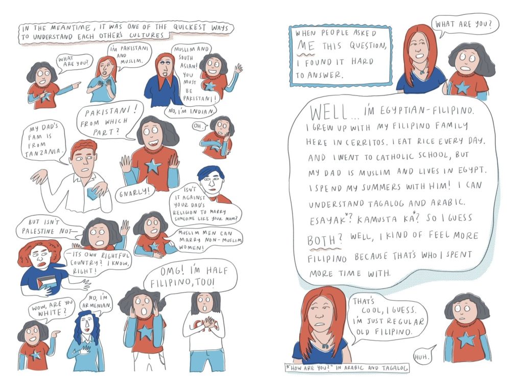 An excerpt  from the graphic novel I Was Their American Dream by Malaka Gharib