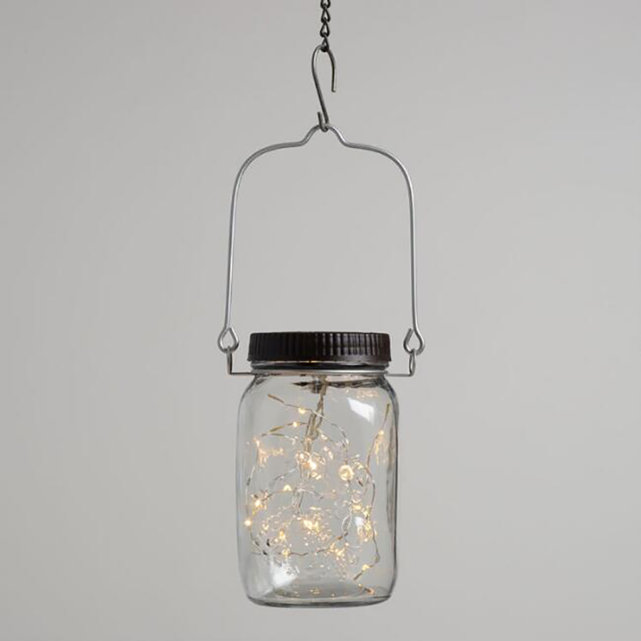 Cool backyard lighting Ideas: Firefly Mason Jar from World Market