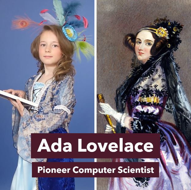 Empowering girl Halloween costumes based on real heroes: Ada Lovelace via Rebel Girls