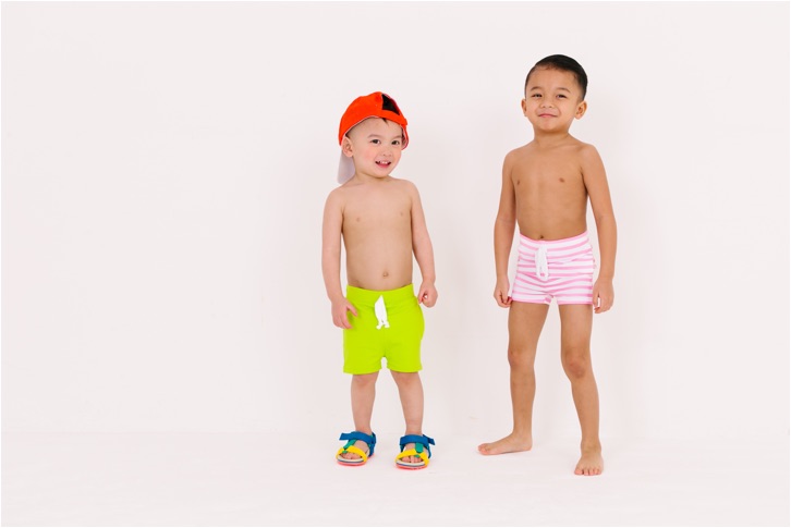 June & January's new swim collection: Cute swim shorts for boys