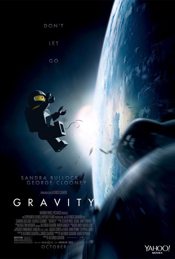 oscar movie poster gravity recreated with legos