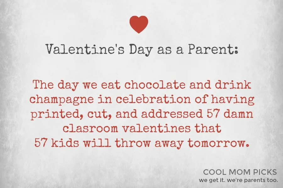 Valentine's Day card humor for parents!