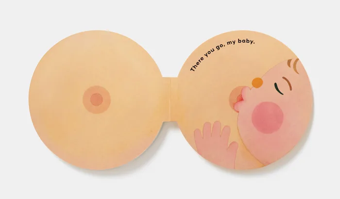 This hilarious breastfeeding board book by Tupera Tupera wins baby shower gift of the year!