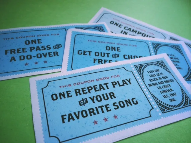 Free printable coupons for family surprises
