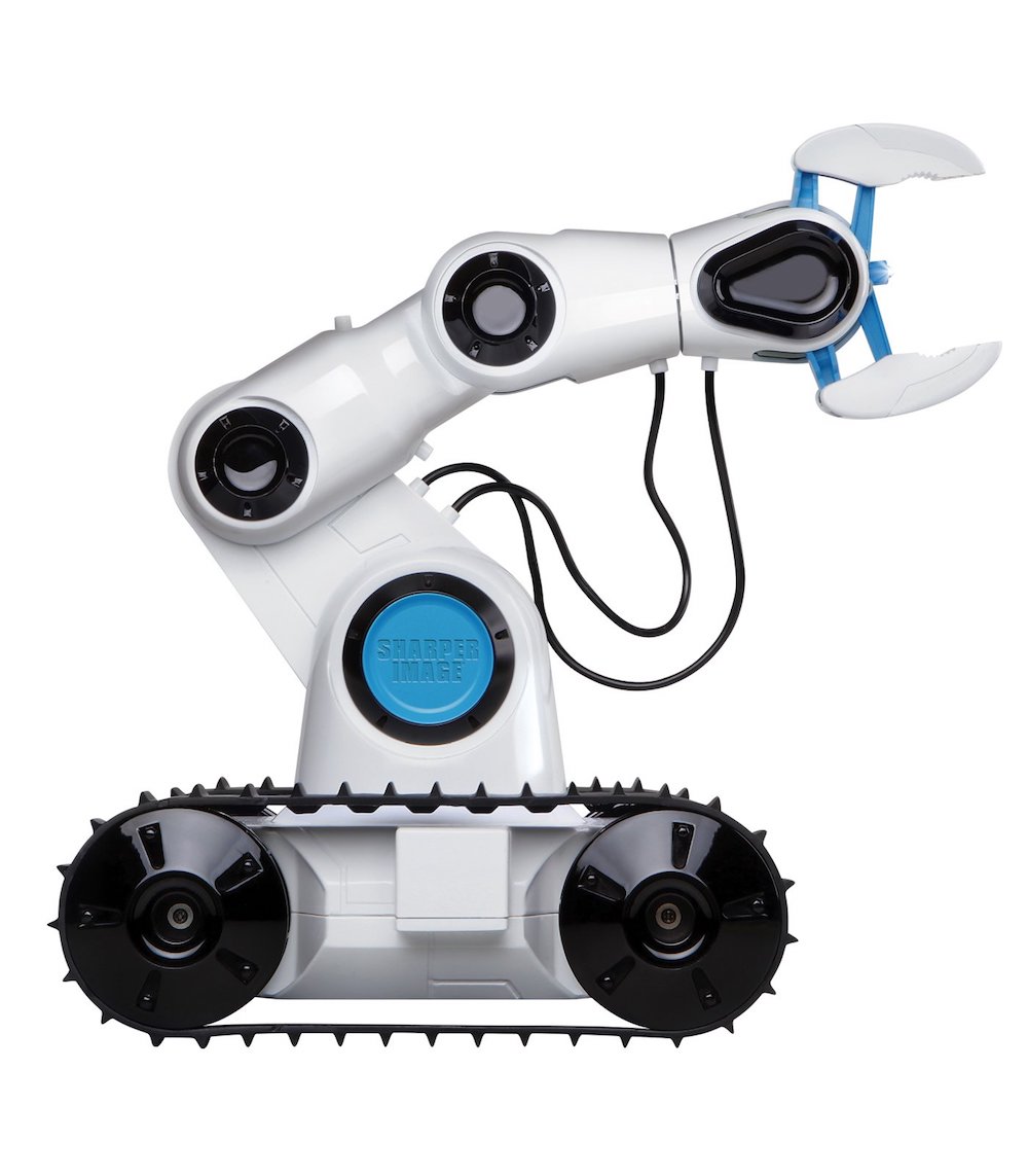 New FAO Schwartz holiday collection: Robot arm on wheels