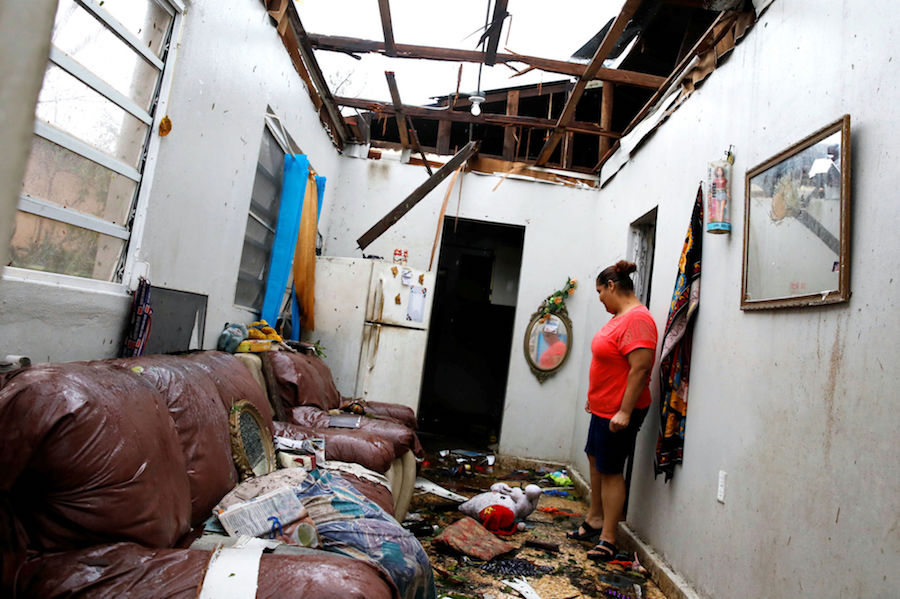 Puerto Rico devastation via Global Giving