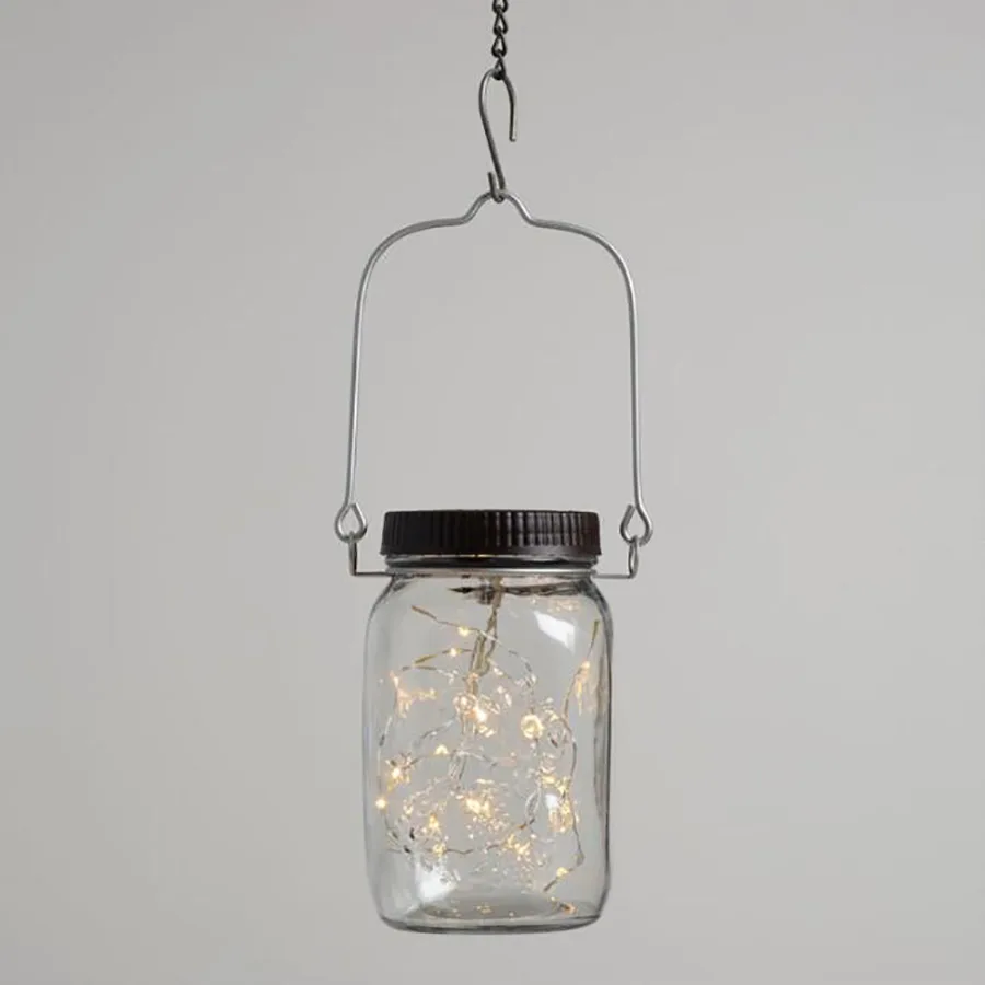 Outdoor Lighting Ideas: Firefly Mason Jar from World Market