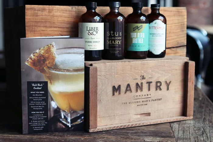 Mantry Craft Cocktails at Home gift crate: Perfect for holidays