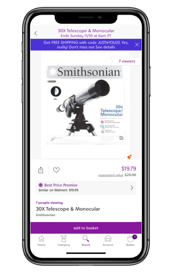 5 great Zulily deals on toys for the holidays: Smithsonian telescope for kids 8 and up