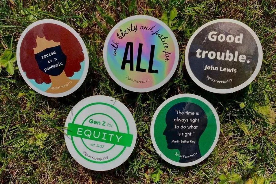 Support this new teen-led business with this Gen Z for Equity sticker pack