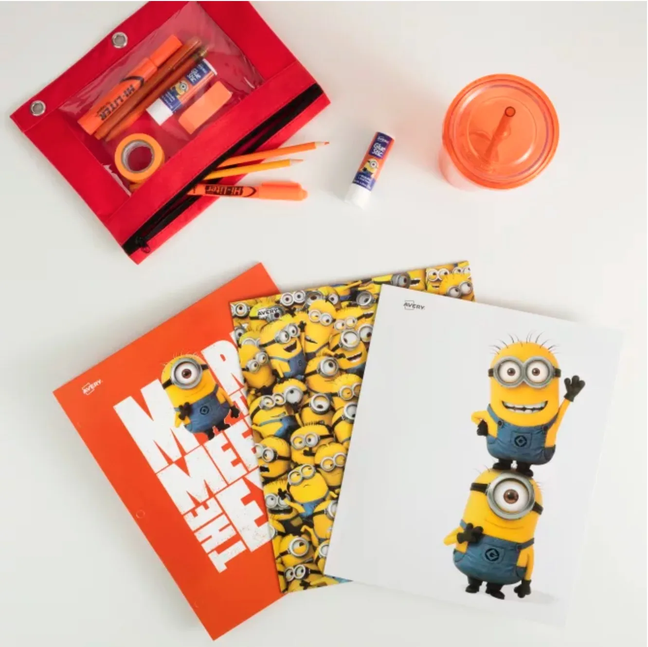 Avery Despicable Me Minions School Supply collection (sponsor)
