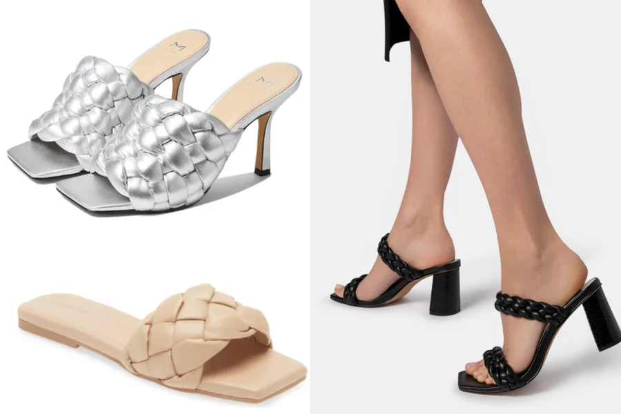 Cool puffy, braided and textured sandals for 2023, many on sale