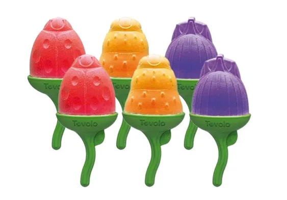 Homemade ice pops fit for a ladybug