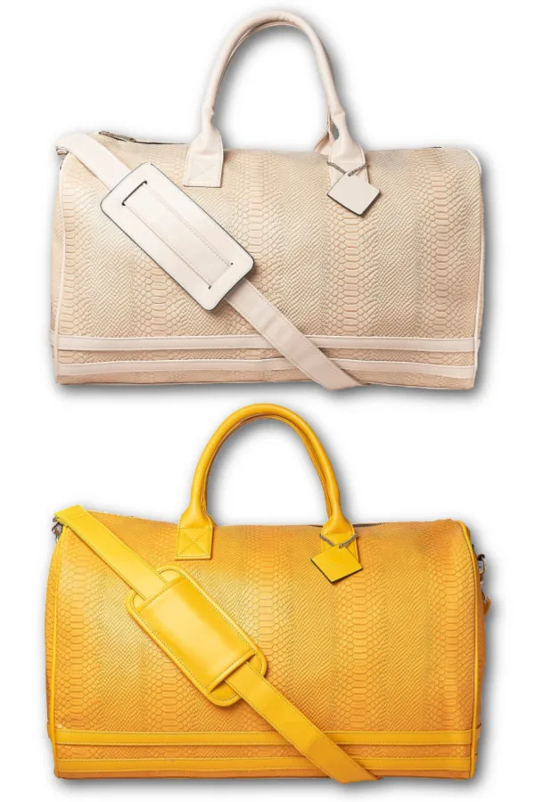 Tote&Carry vegan leather snake print duffels: Our favorite small business holiday gifts from Oprah's Favorite Things list