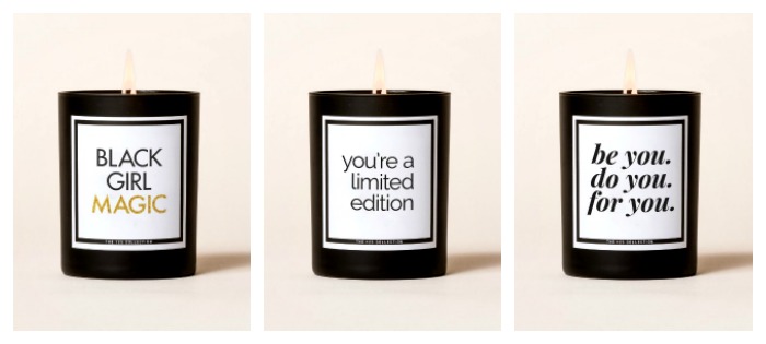 Candles from the The 125 Collection: Choose from sweet sayings or more sassy