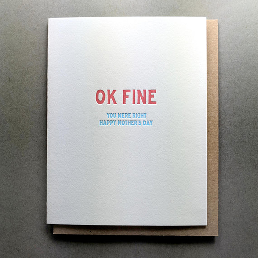 Funny Mother's Day Cards: You Were Right Card by Cherry Laurel Studio