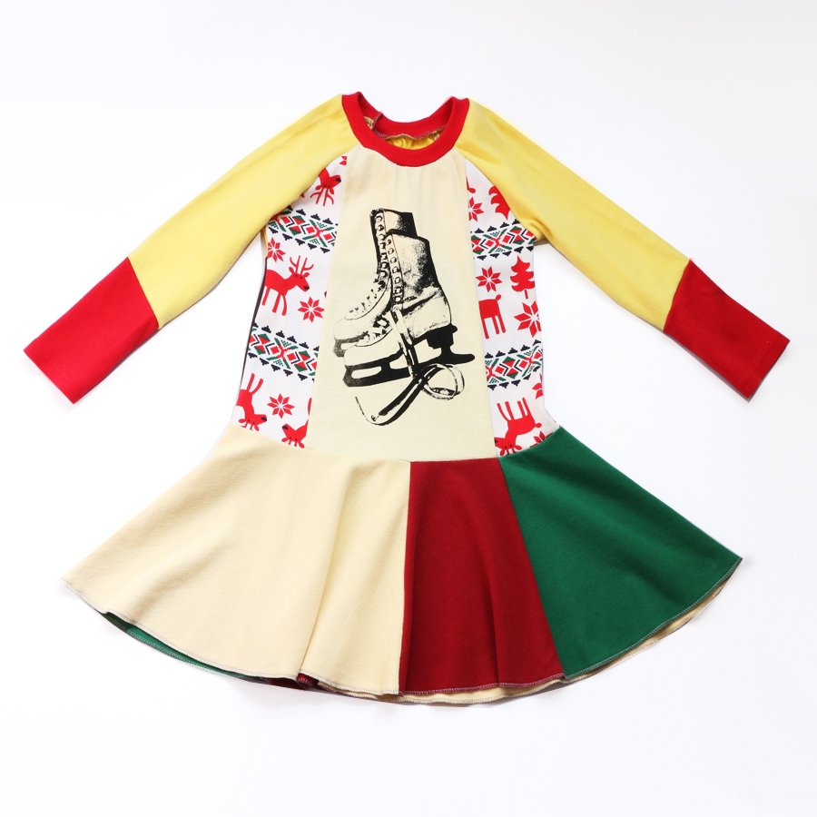 non-traditional holiday dresses from Courtney Courtney: Handmade vintage ice skate dress
