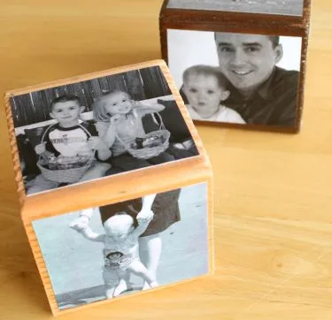 First birthday party ideas for boys - building blocks at Make and Takes