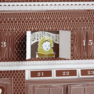 An advent calendar for your artistic holiday spirit