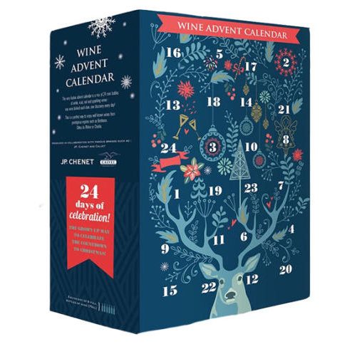 petit collage tree advent calendar