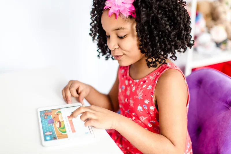 Kids workspace ideas: Comfortable study areas inspire more studying (like with the Homer reading app)