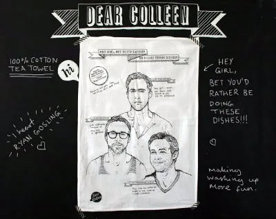 Hey Girl, You should totally buy this Ryan Gosling tea towel