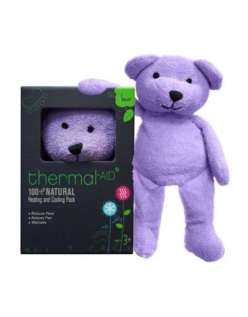 The Thermal-Aid Bear is like a boo-boo pack you can heat up or keep in the fridge for cuddly pain relief for your children