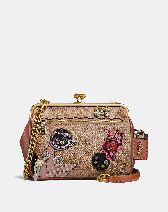 Coach X Keith Haring: Coach X Keith Haring signature patchwork crossbody