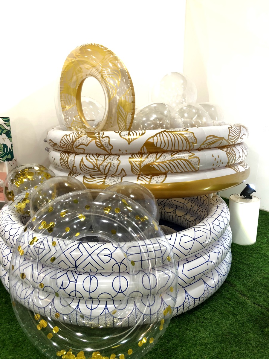 Minnidip Inflatable Pools have gorgeous modern designs