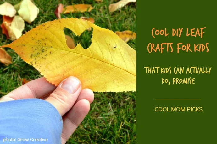 Cool DIY leaf crafts for kids that kids can actually do