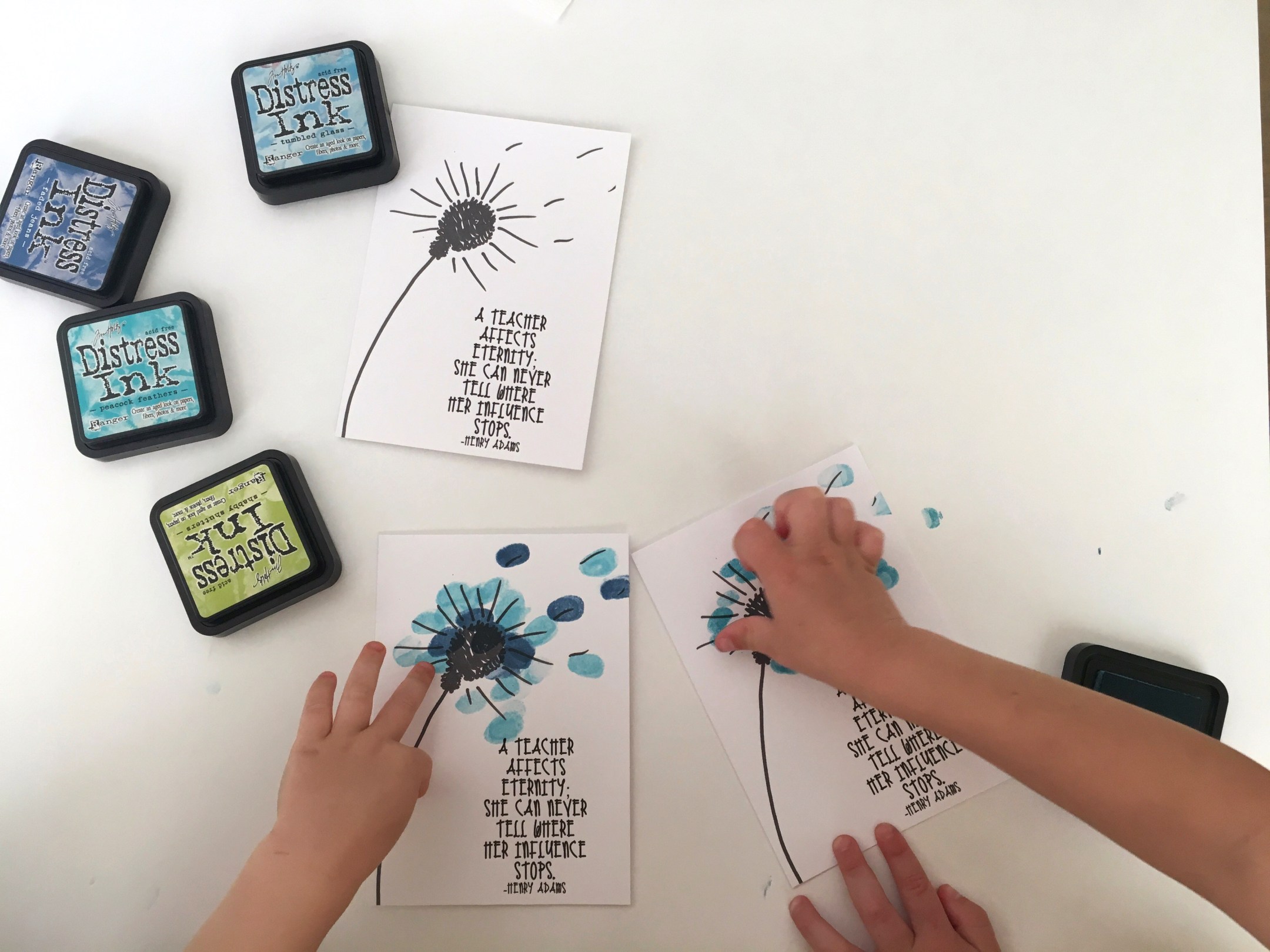 Printable teacher appreciation notes for kids: Dandelion teacher appreciation notes at Creative Copycat