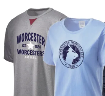 Sports jerseys from a time when you could actually afford to see the game in person