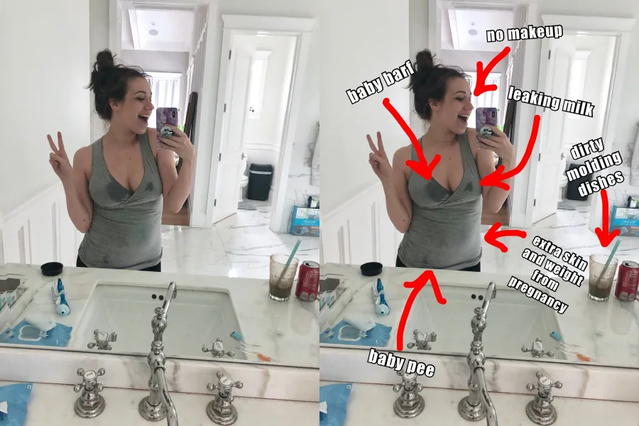 Colleen Ballinger (Miranda Sings) share the truth about new motherhood on Twitter