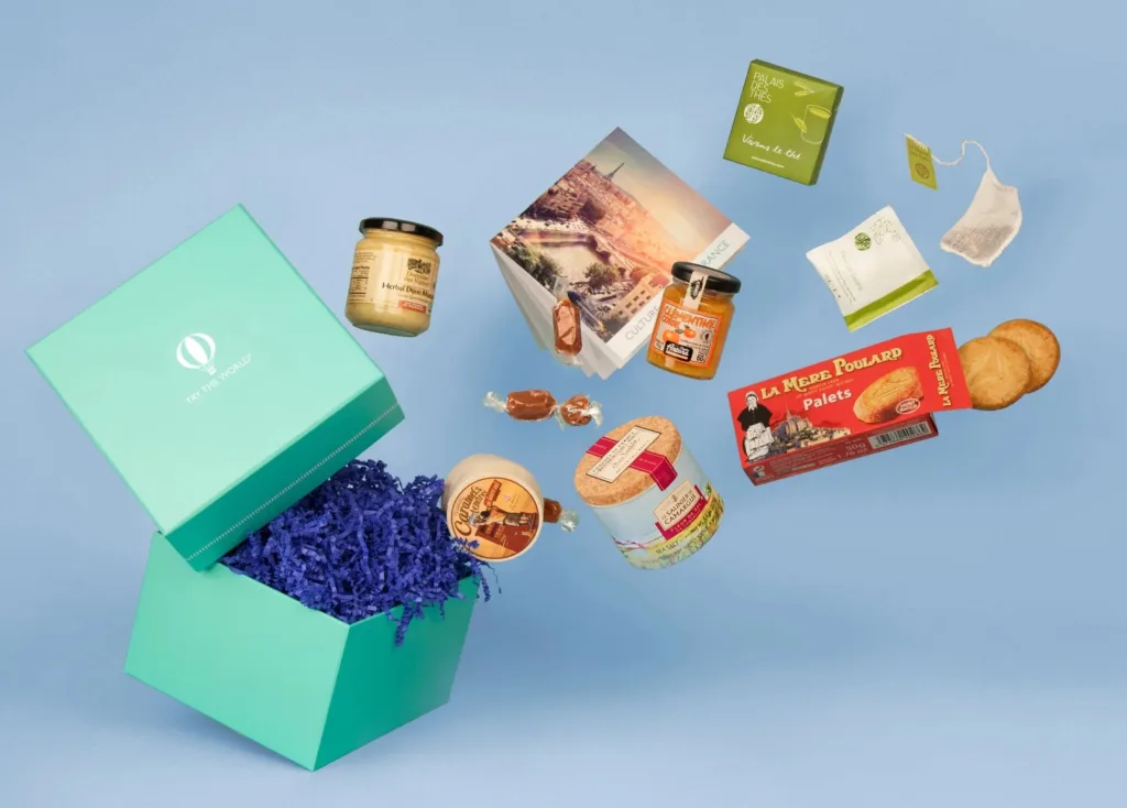 Try the World makes wonderful subscription box snack gifts for Father's Day- snacks from a new country each month!