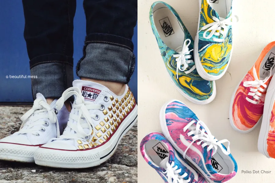 9 cool white sneaker decorating ideas