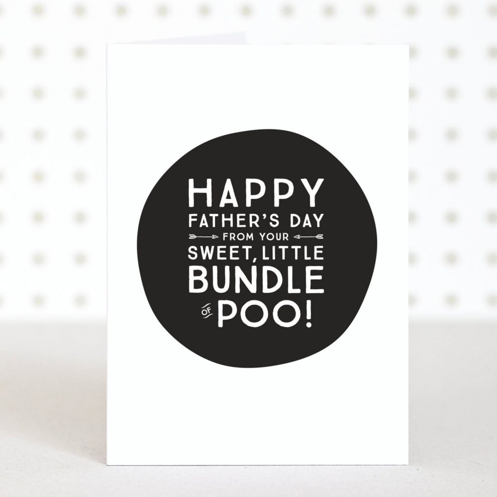 Funny Father's Day cards: From the baby